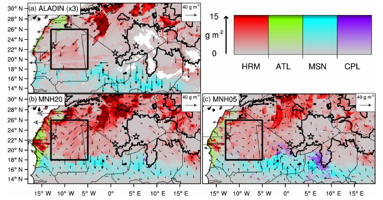 Forecast of dust emission in Sahel region